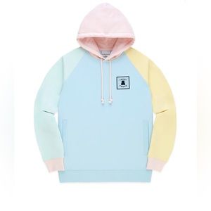 Teddy Fresh Pastel Color Block Hoodie